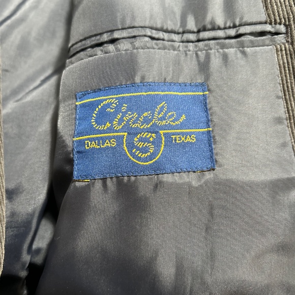 Men’s western corduroy suit coat Dk Gray size 42R - Picture 3 of 4